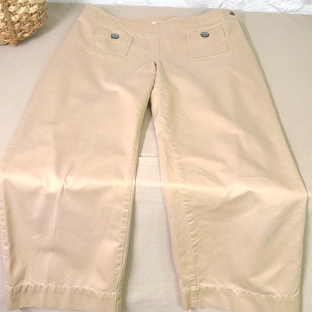 J JILL COTTON KHAKIS SIZE 10P